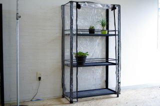 ビニール温室プラントラックGH　植物用アミ棚　市販のビニールカバー使用　いのか家具