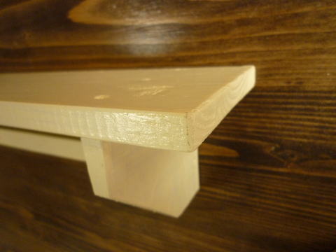 棚 飾り棚 ウォールシェルフ 白 いのか家具